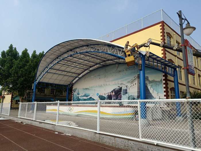 赵县职工子弟学体育场看台